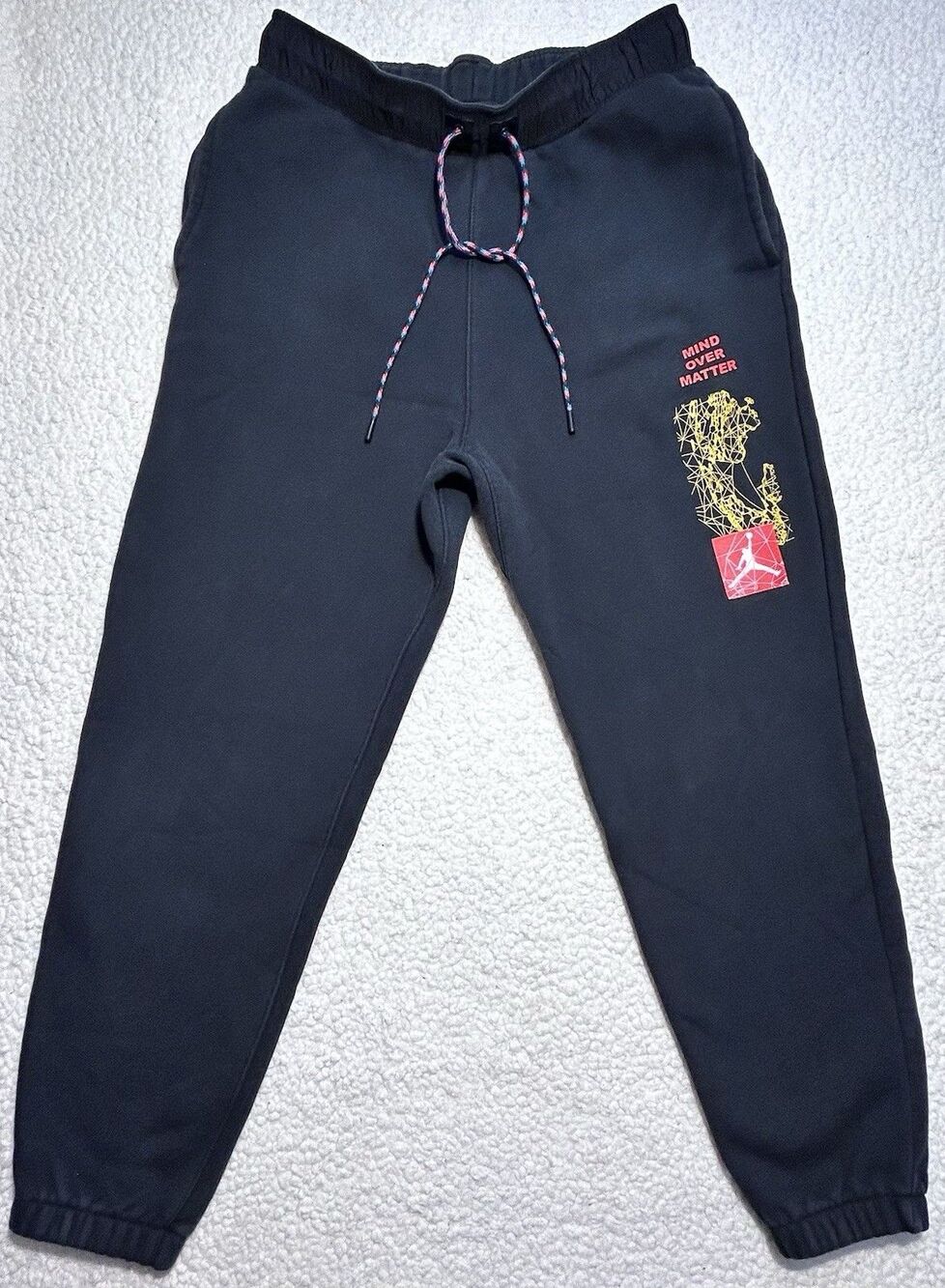 Jordan Mens M Essentials Mountainside Graphic Pants Black Joggers DC9720-010